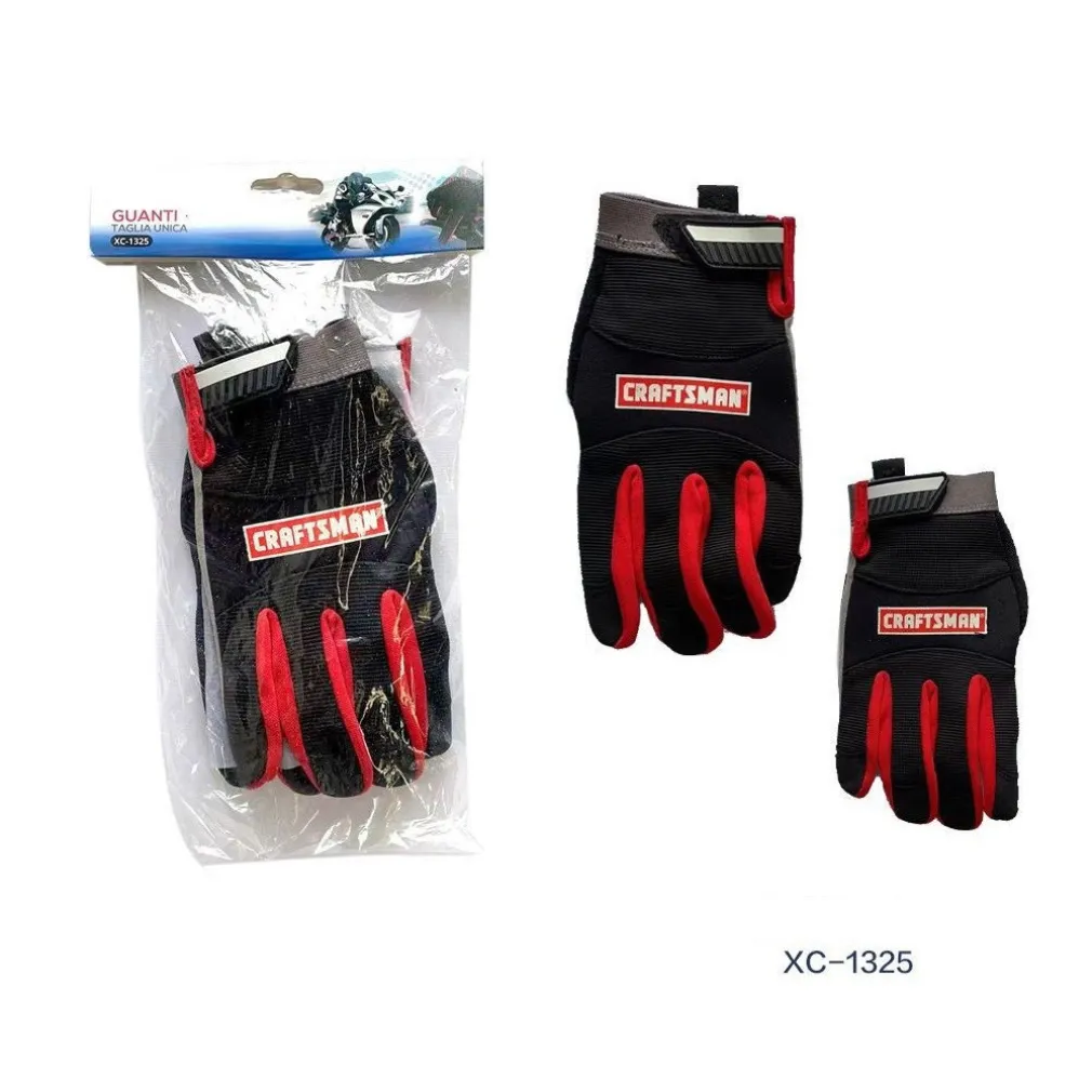 GUANTI TAGLIA UNICA UNIVERSALI PER MOTO BICI MOTOCICLETTA GUANTO SPORT XC-1325