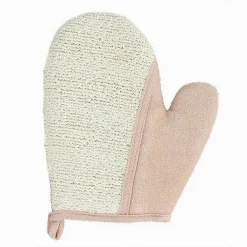 GUANTO DOCCIA BAGNO ESFOLIANTE PER CURA PULIZIA DI PELLE CORPO 21 CM ROSA 79661