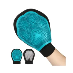 GUANTO SPAZZOLA CARDATORE ELIMINA PELI CORTI E LUNGHI MASSAGGIANTE PER CANE