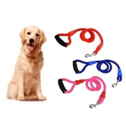 GUINZAGLIO A CORDA CANI TAGLIA MEDIA E GRANDE 114 CM CON MOSCHETTONE