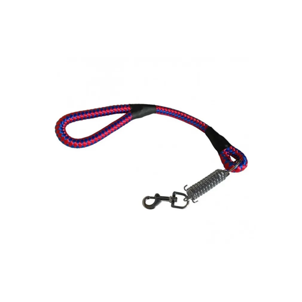 GUINZAGLIO CORTO MOD. SAN DIEGO CORDA INTRECCIATA CON MOSCHETTONE A MOLLA 60 CM