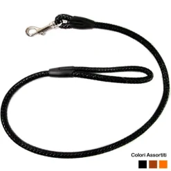 GUINZAGLIO IN CORDA INTRECCIATA PER CANI POLIPROPILENE LUNGHEZZA 50CM 3 COLORI