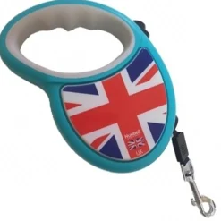 GUINZAGLIO INGHILTERRA FLEXI RETRATTILE 3MT AVVOLGIBILE ESTENSIBILE CANE 15KG