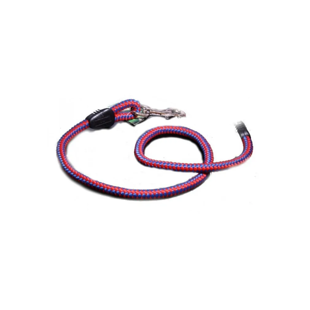 Guinzaglio per cani in corda nylon resistente con moschettone in metallo 80 cm