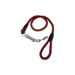 Guinzaglio per cani in corda nylon resistente con moschettone in metallo 80 cm