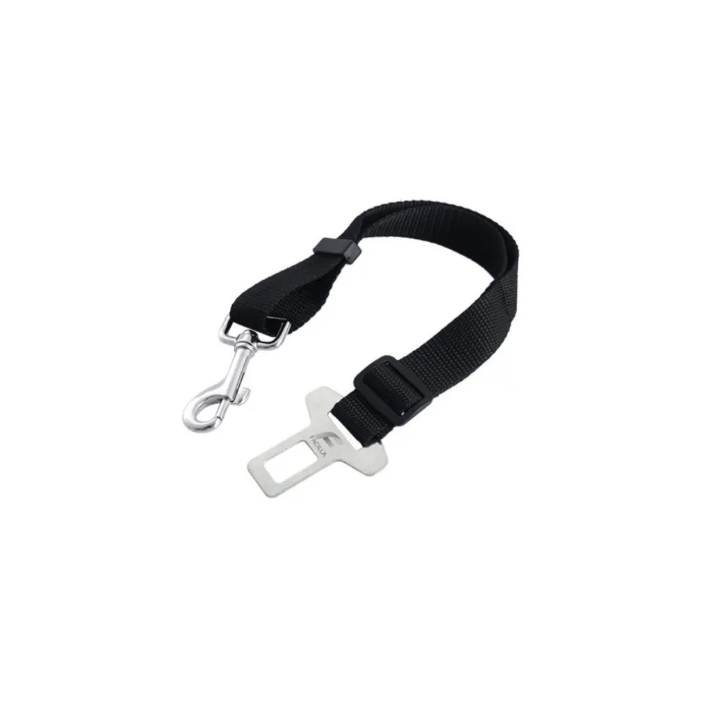 GUINZAGLIO SEDILE AUTO CINTURA DI SICUREZZA COLLARE PER CANE NYLON REGOLABILE