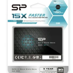 HARD DISK INTERNO SSD 256GB HIGH SATA 3 2,5'' PER COMPUTER DESKTOP LAPTOP SP A55