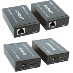 HDMI EXTENDER ETHERNET CAVO DI RETE LAN OVER CAT5E CAT6 60 METRI HDMI 3D 1080P