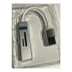 HUB USB 3.0 5 IN 1 LETTORE DI MEMORIE PENDRIVE USB COMPUTER PC NOTEBOOK Q-HU803