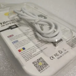 HUB USB 2.0 ALTA VELOCITÀ ESTENSORE A 10 PORTE USB COMPUTER CAVO 100CM Q-HU801