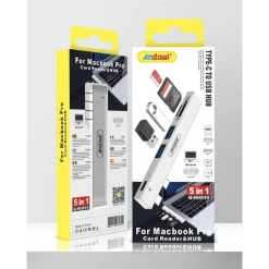 HUB USB Q-HU810 5IN1 DA TIPO C A HUB USB PER MACBOOK PRO CON CONNESSIONE TIPO C