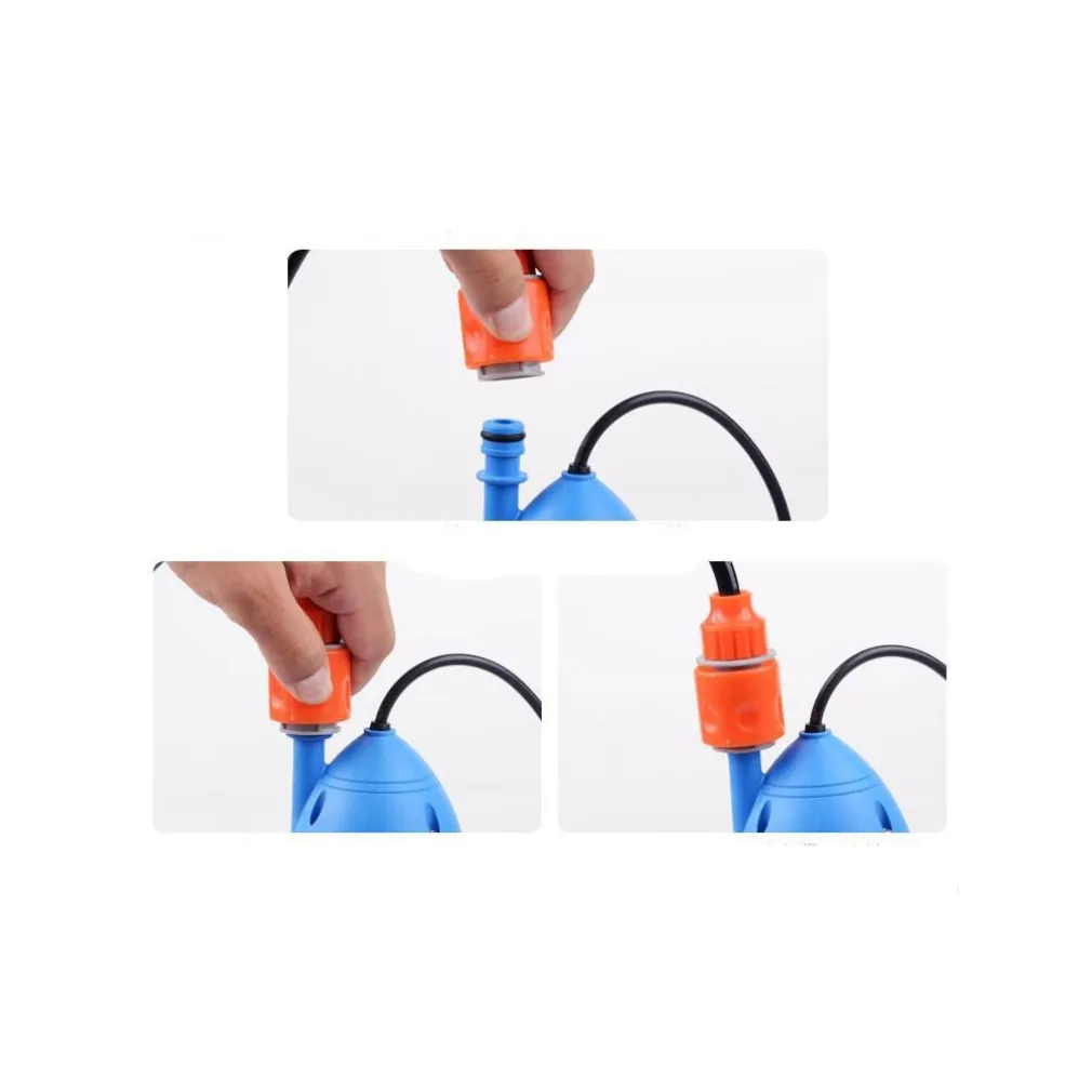 IDROPULITRICE 12 VOLT 80W CON PISTOLA TUBO FLESSIBILE 3MT 4.5L/min A IMMERSIONE