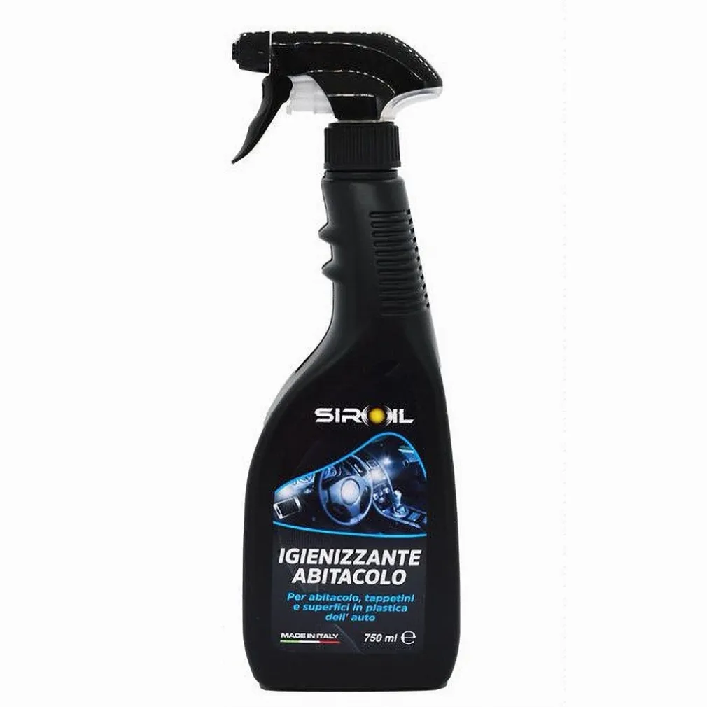 IGIENIZZANTE ABITACOLO 750ML SPRAY PULITORE CRUSCOTTO PLASTICA AUTO MOTO SIR-IGIEN