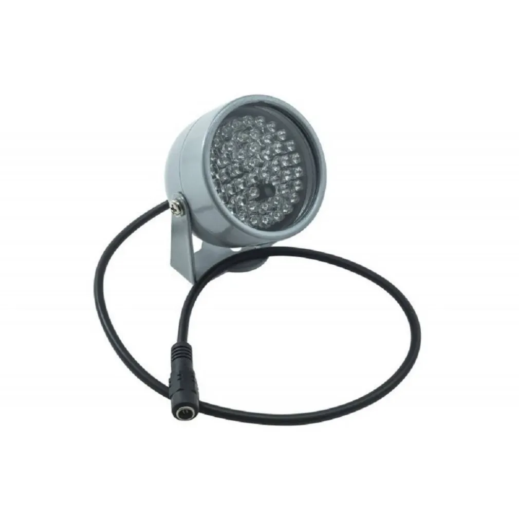 ILLUMINATORE FARETTO PER TELECAMERE VIDEOSORVEGLIANZA 48 LED RANGE 15 METRI