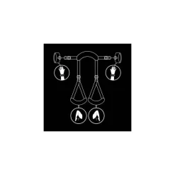 IMBRACATURA KIT MANETTE FETISH SUBMISSIVE GIOCO SADOMASO BDSM NERO BONDAGE