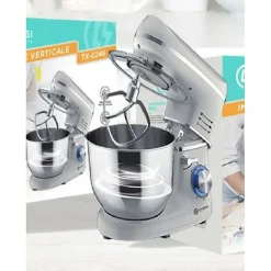 IMPASTATRICE ROBOT DA CUCINA CON ACCESSORI 1400 WATT MIXER TX-8246 CON CIOTOLA