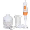 3IN1 MIXER AD IMMERSIONE KIT 2 VELOCITA' 250WATT 65MM FRUTTA VERDURA CUCINA CASA