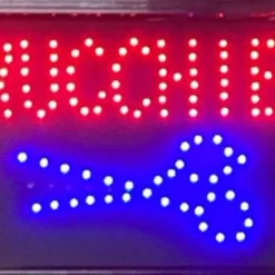 INSEGNA LUMINOSA A LED PER PARRUCCHIERI SALONE BELLEZZA CON SCRITTA PARRUCCHIERA