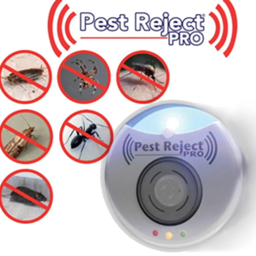 INSETTICIDA REPELLENTE ELETTRICO AD ULTRASUONI SCACCIA INSETTI RODITORI BLATTE