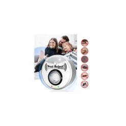 INSETTICIDA REPELLENTE ELETTRICO AD ULTRASUONI SCACCIA INSETTI RODITORI BLATTE