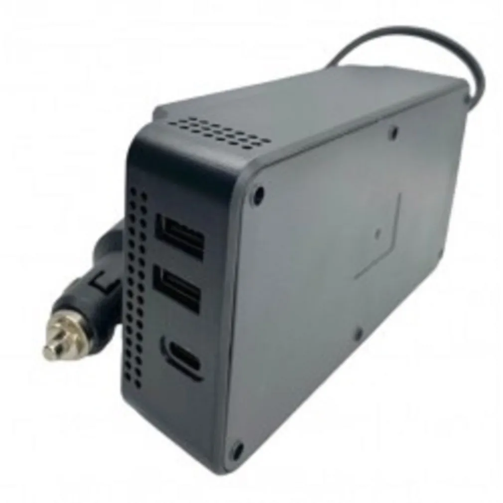 INVERTER DI ALIMENTAZIONE AUTO 300W CON 2 PORTE USB PER CARICABATTERIE Q-CC8200