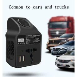 INVERTER DI POTENZA PER AUTO DA 150W CC A CA CARICATORE USB CONVERTITORE QY-4168