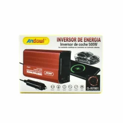 INVERTER PER AUTO SINUSOIDALE DA 500W PER CONVERTIRE DA 12V CC A 220V CA Q-N7001