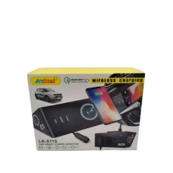INVERTER PER AUTO SMART POWER CARICABATTERIE WIRELESS RICARICA CELLULARE LK-8118