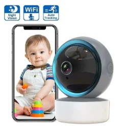 IP CAMERA SMART CAMERA MULTIFUNZIONE WIFI Q-S812 ROTAZIONE 355° 2 MP NIGHTVISION