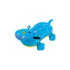 IPPOPOTAMO GONFIABILE E CAVALCABILE 2 MANICI 104 X 70 CM PER BAMBINI BLU