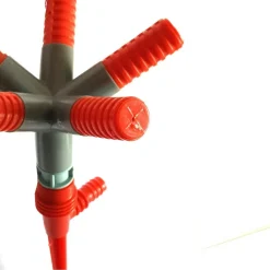 IRRIGATORE GIARDINO SPRUZZATORE PRATO PICCHETTO PUNTALE 5 BRACCI 360° ROTANTE
