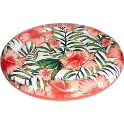 ISOLA GONFIABILE PALME FIORI TROPICALI MATERASSINO 158 CM MAX. 90 KG CORDA 43410