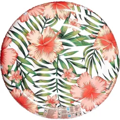ISOLA GONFIABILE PALME FIORI TROPICALI MATERASSINO 158 CM MAX. 90 KG CORDA 43410