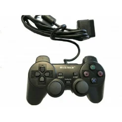 JOYSTICK CON FILO PS2 JOYPAD CONTROLLER COMPATIBILE PLAYSTATION 2 MAXTECH JO-PS2F