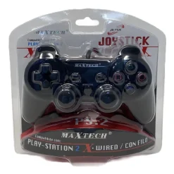 JOYSTICK CON FILO PS2 JOYPAD CONTROLLER COMPATIBILE PLAYSTATION 2 MAXTECH JO-PS2F