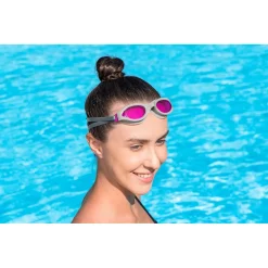 KIT 3 PAIA DI OCCHIALINI PISCINA DA NUOTO IX-1400 COLORATI PER ADULTI 14+ ANNI 21095