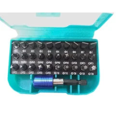 KIT 31 PZ 30 INSERTI PER AVVITATORE ELETTRICO A BATTERIA 1 ADATTATORE PROLUNGA