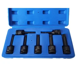 KIT 7 PZ CHIAVI BUSSOLA AD IMPATTO 1/2" TORX T30 - T70 PER AVVITATORE PNEUMATICO