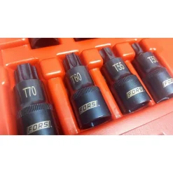 KIT 26 PZ INSERTI INSERTO TORX CHIAVI BUSSOLA 1/2 LUNGHE AUTO MECCANICO FS-43612