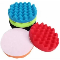 KIT 10 PZ SPUGNA LUCIDANTE CERATURA + ADATTATORE PER TRAPANO LUCIDATRICE 150MM