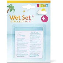 KIT 6 PZ TOPPE DI RIPARAZIONE PATCH GONFIABILI PISCINA IN PLASTICA ADESIVA 59631