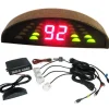 KIT 4 SENSORI DI PARCHEGGIO CON DISPLAY LED WIRELESS SUONO FRESA GRIGIO