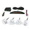 KIT 4 SENSORI DI PARCHEGGIO CON DISPLAY LED CICALINO SUONO GRIGI
