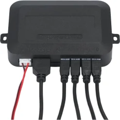 KIT 4 SENSORI PARCHEGGIO PER AUTO RETROMARCIA POSTERIORI BIANCHI CON LED DISPLAY