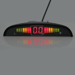 KIT 4 SENSORI PARCHEGGIO PER AUTO RETROMARCIA POSTERIORI BIANCHI CON LED DISPLAY