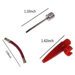 KIT AGHI AGO PER POMPA GONFIAGGIO COMPRESSORE ADATTATORE AGO PER VALVOLA PALLONI