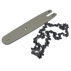 KIT BARRA + CATENA 4" RICAMBIO DA 4 POLLICI PER MINI MOTOSEGA A BATTERIA