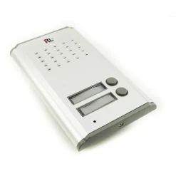 KIT CITOFONO BIFAMILIARE CORNETTA PULSANTE APRI CANCELLO 2 CITOFONI RL3208AA