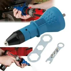 KIT CONVERSIONE DA TRAPANO AVVITATORE A RIVETTATRICE TESTINE DA 2.4 3.2 4.0 4.8