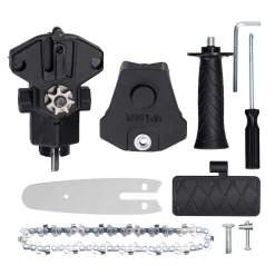 KIT CONVERSIONE MODIFICA DA TRAPANO A MOTOSEGA MINI ELETTROSEGA LAMA 6